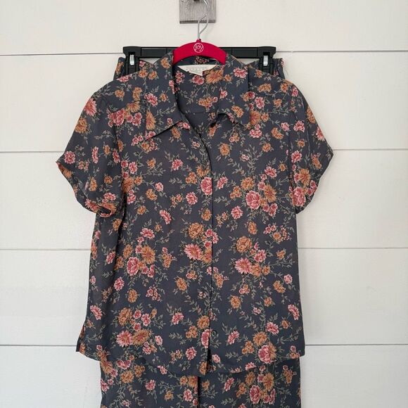 Vintage Express Women’s XS Floral Cottagecore 2 Piece Set - Picture 1 of 9